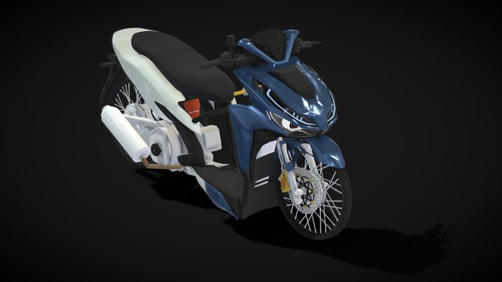 Honda Vario Modification 3D Model