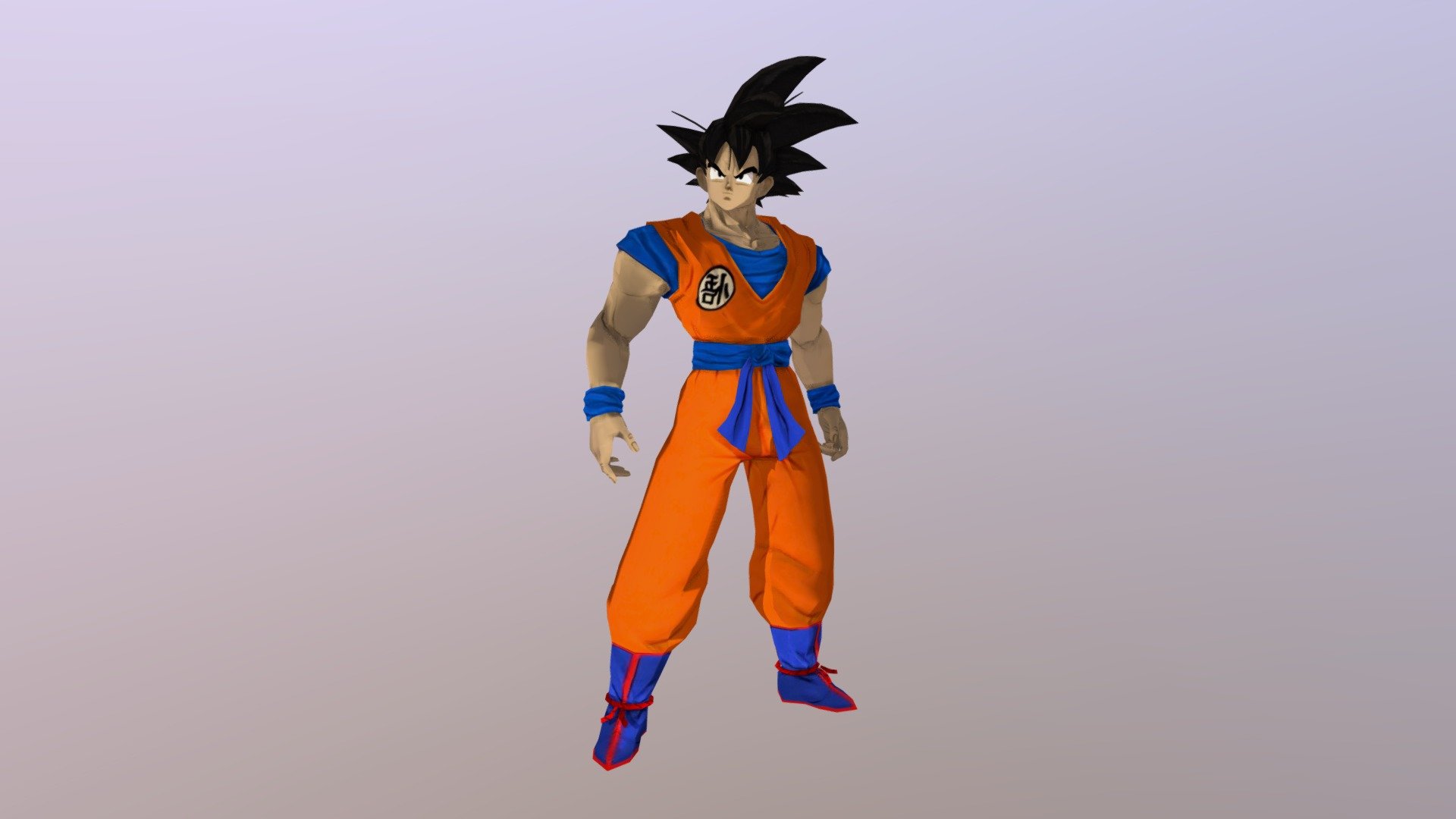 Goku Download Free 3d Model By Nemix Nemix 6a79ab6 Sketchfab