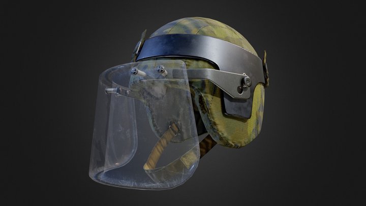 Russian military helmet 3D Model