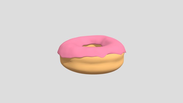 Delicious Donut 3D Model