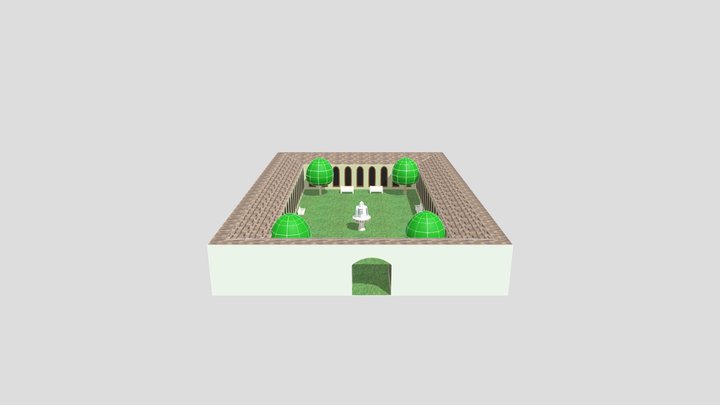 Jardín 3D Model