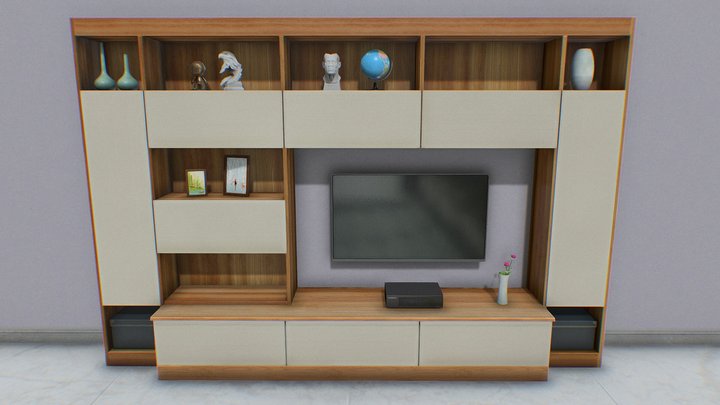 TV cabinet – Modèle 3D gratuit STL