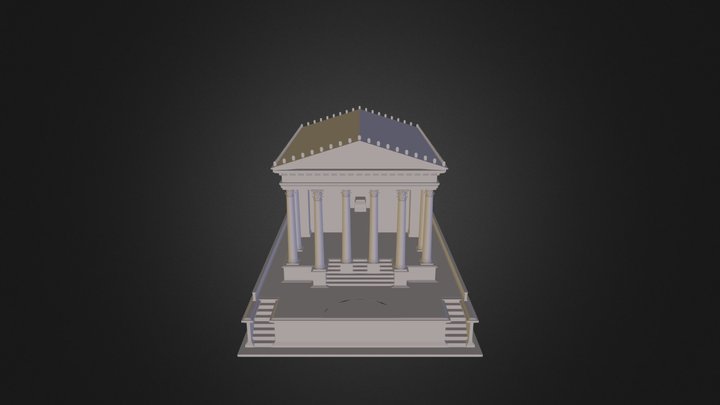 Temple Cesar 3D Model