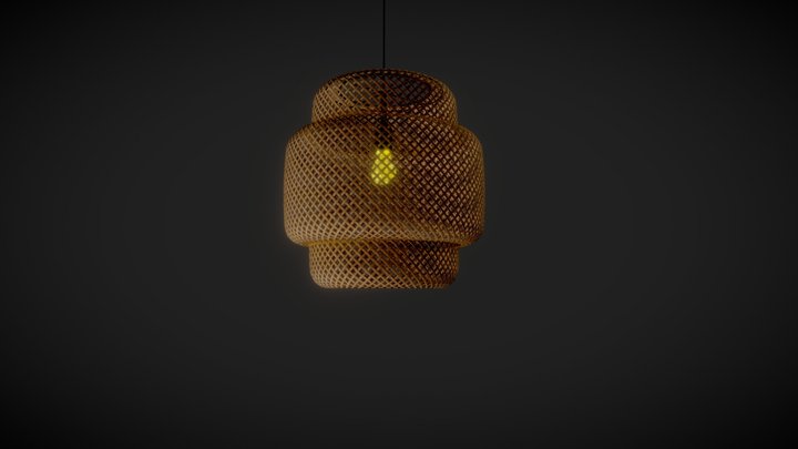 Ikea BAMBOO CEILING LAMP 3D Model