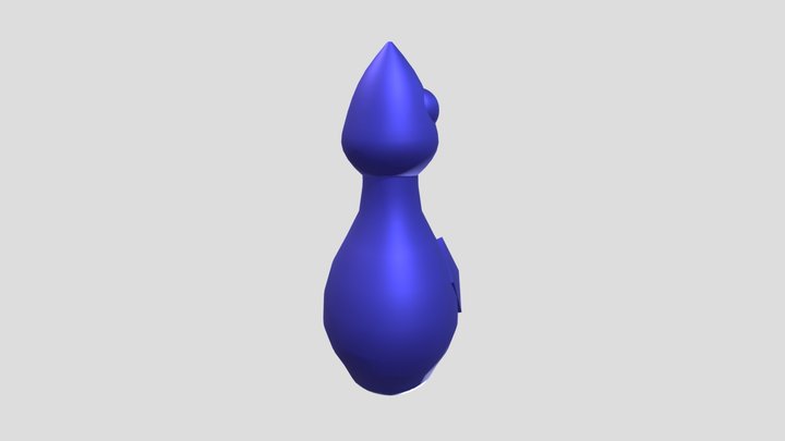 Blue Bottle 3D Model