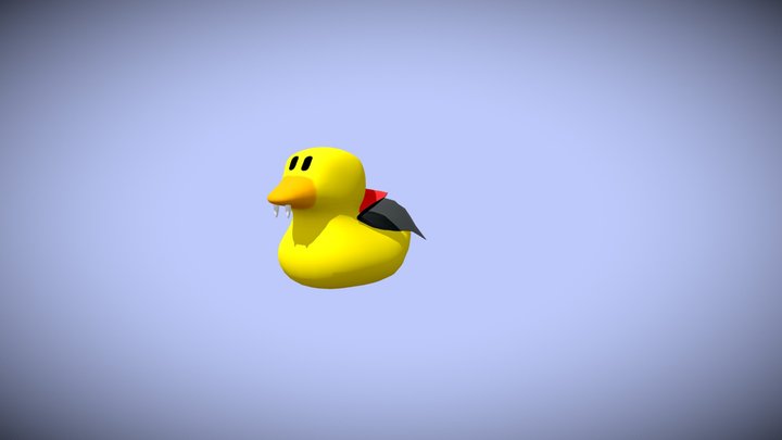 Vampire Ducky 3D Model