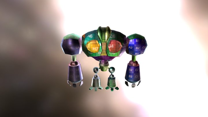 Robot UVs Complete 3D Model