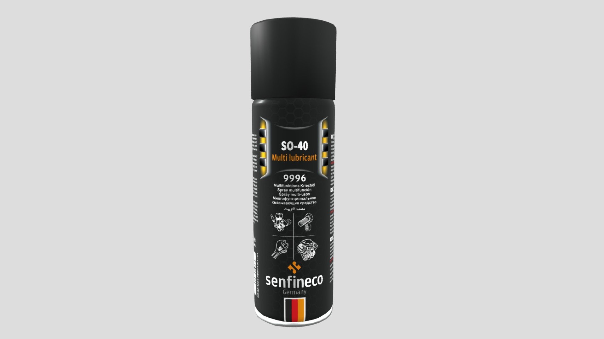 9996 SO-40 Multi Lubricant — Sketchfab embed 3D viewer
