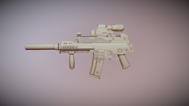 G36 Animation 3D Model