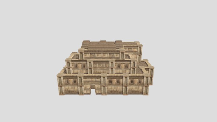 Dschungel Ruine 3D Model