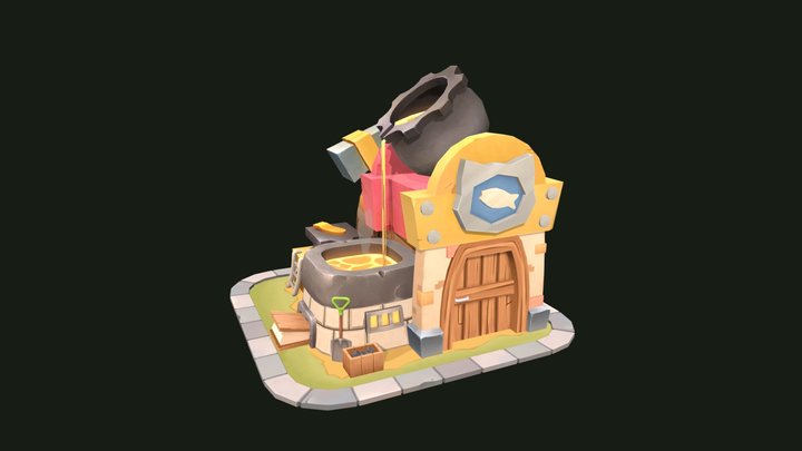 Stylized ToolShop 3D Model