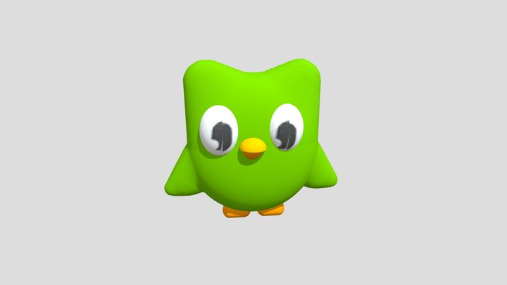 Duolingo Mascot 3D Model