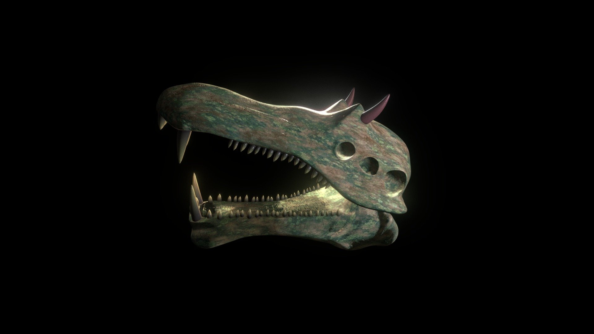 Gargantuan Leviathan Skull Subnautica - Download Free 3D model by ...