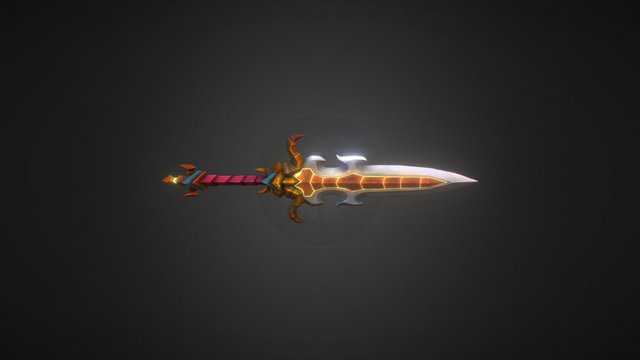 For Sketchfab Sword 3D Model