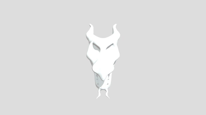 Maleficent dragon head 3D Model