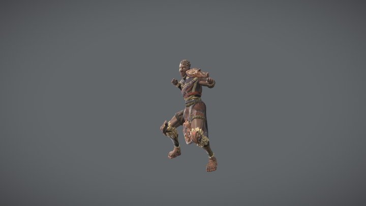 B2C2_Foccroulle_Olivier_ CharaAdvArt_StyledPose 3D Model