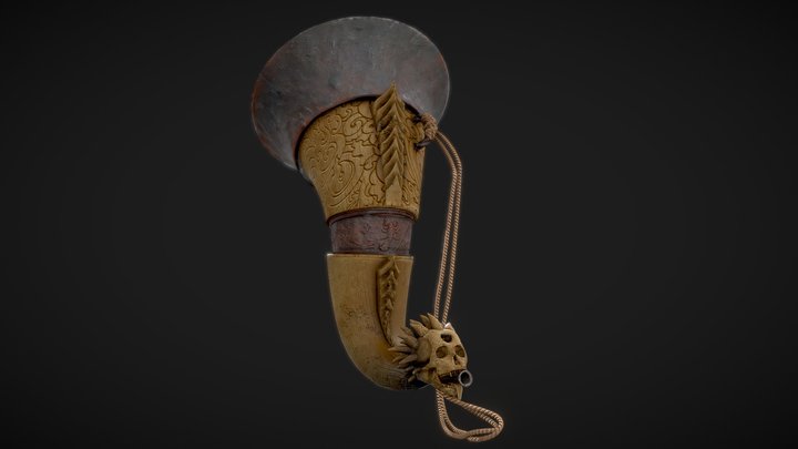 The Sorcerers Horn 3D Model