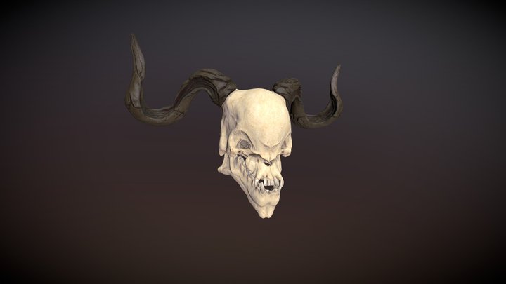 Demons skull 3D Model
