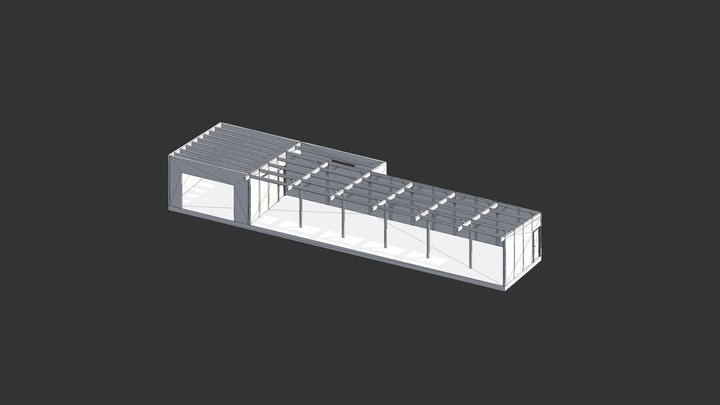 19039-GOLF Buggy Bay-3D View-{3D} 3D Model