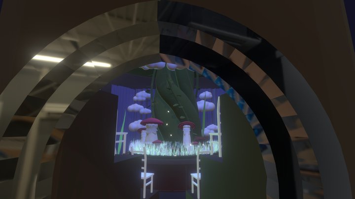 Anamatronics show charlie and the beanstalk 3D Model
