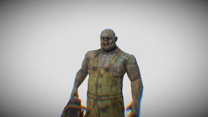 Chainsaw Brute 3D Model