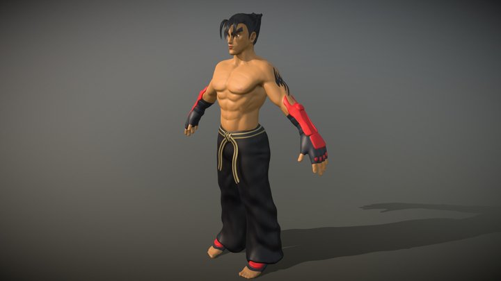 Jin Kazama 3D Model