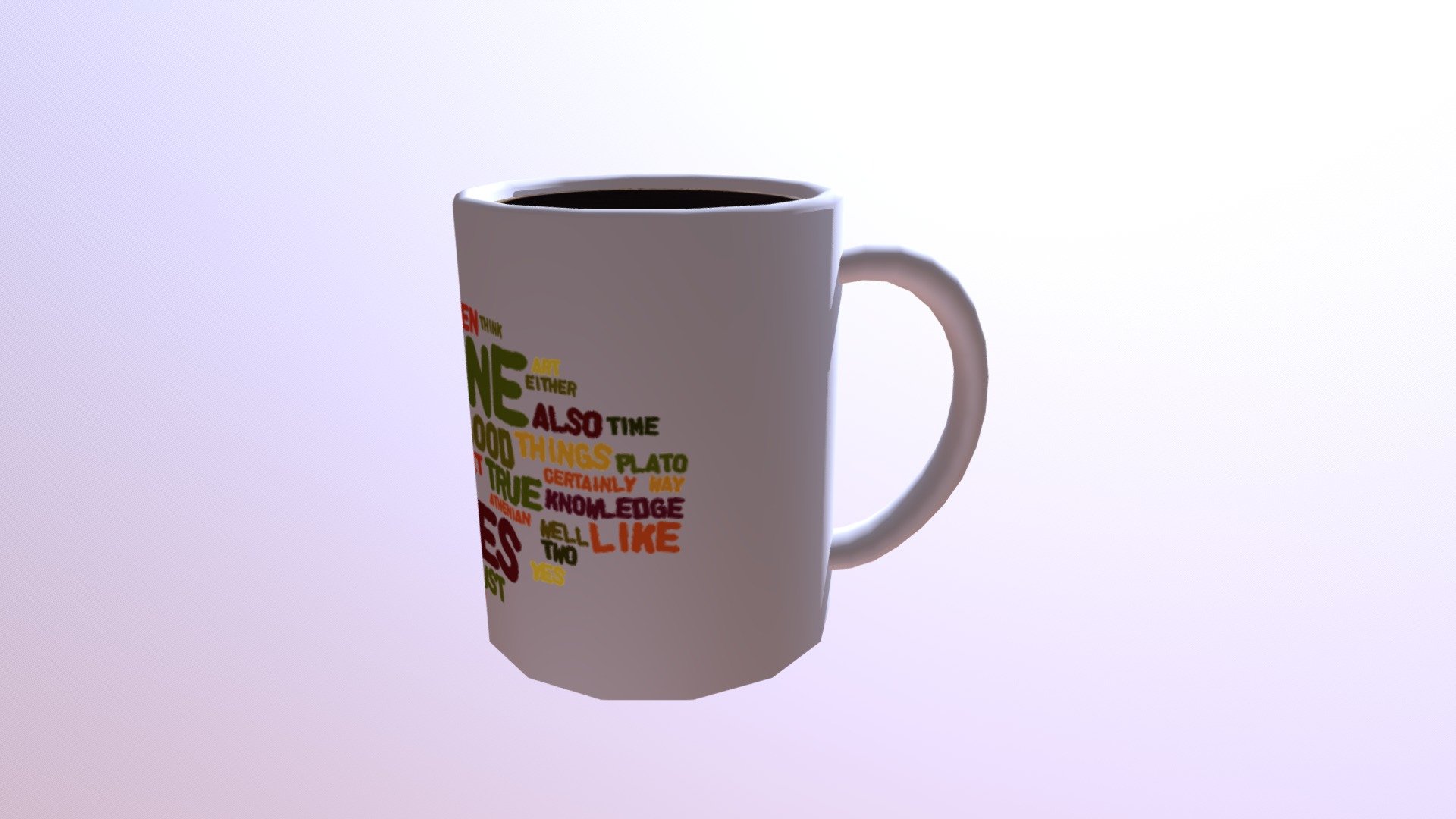 Low Poly Coffee Mug