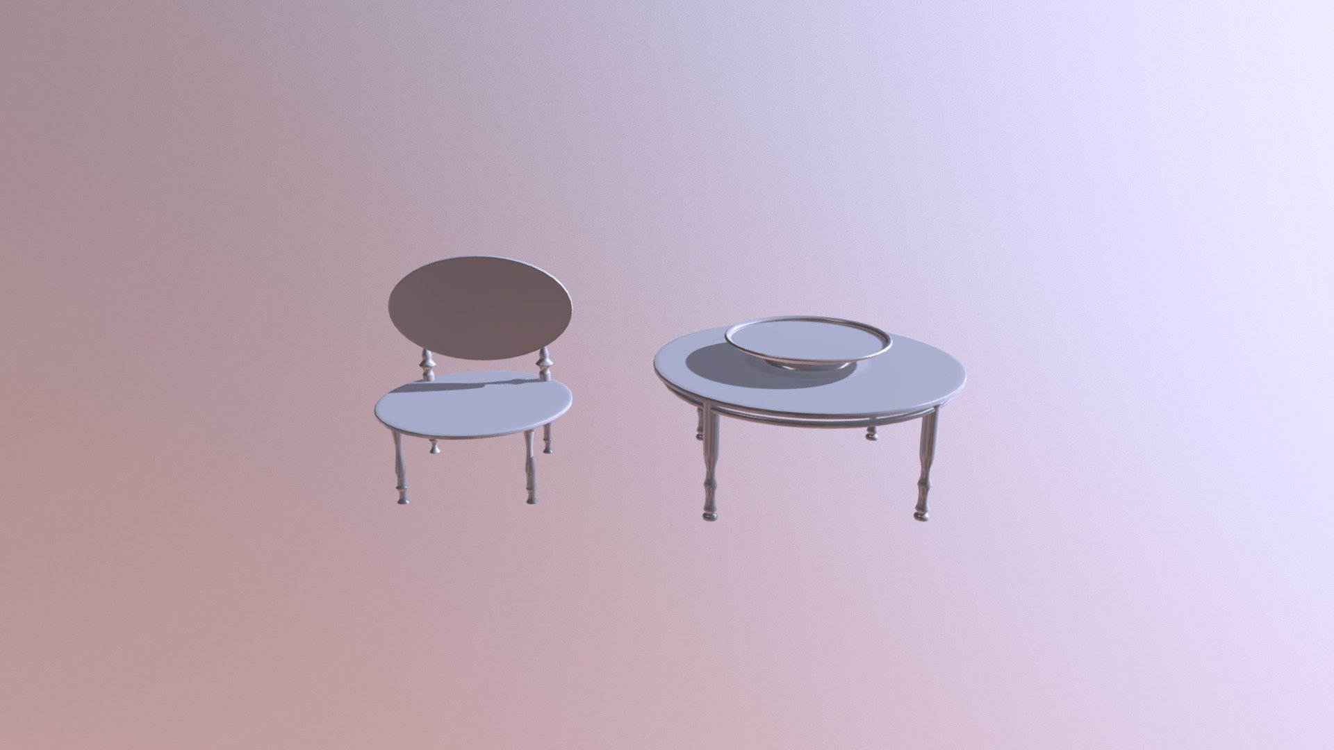 Chair And Table