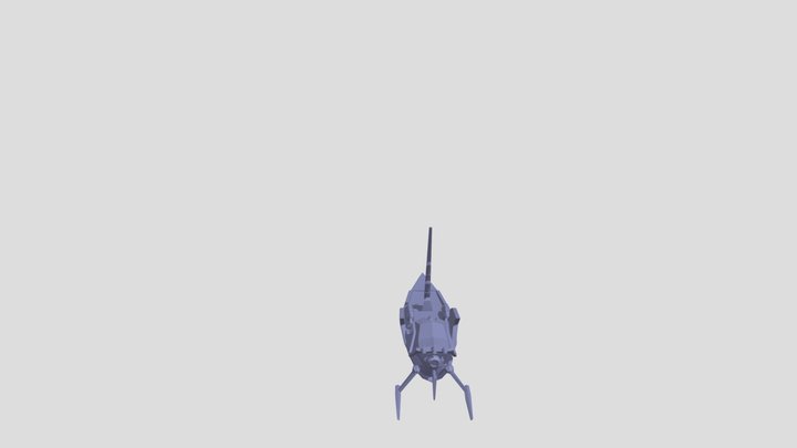 HP Ship 3D Model
