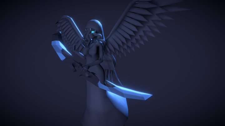 Angel statue 3D Model