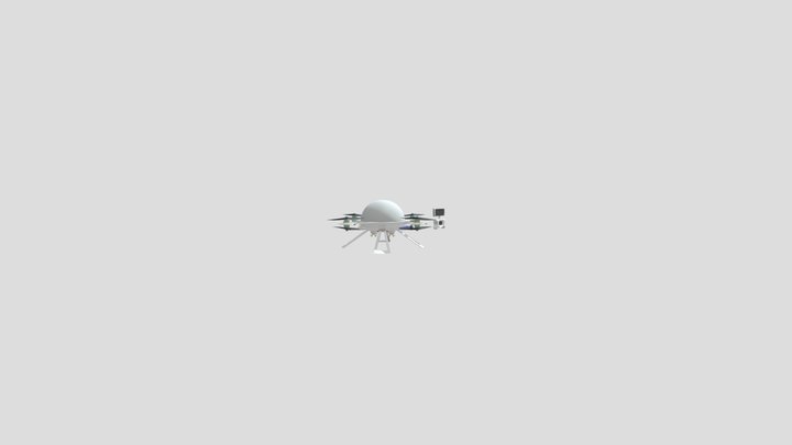 F-360 Drone FBX 3D Model