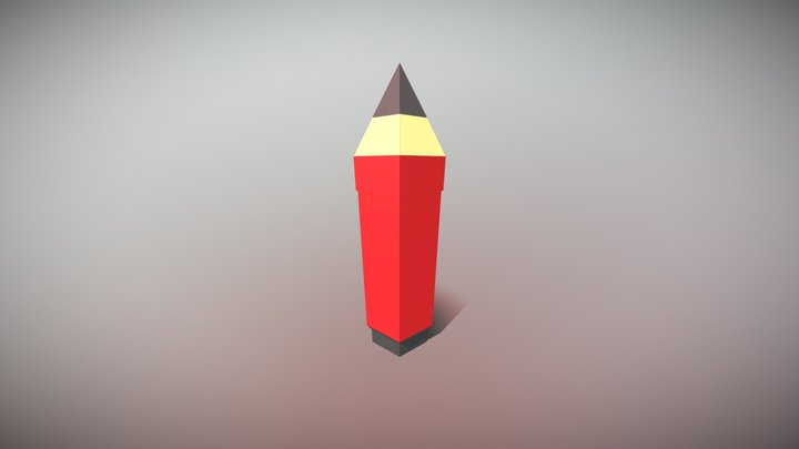 Pencil Box 3D Model