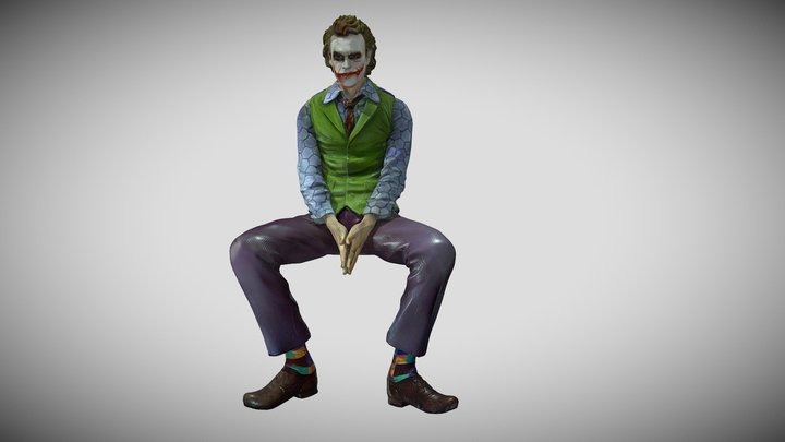 The joker with texture 3D Model