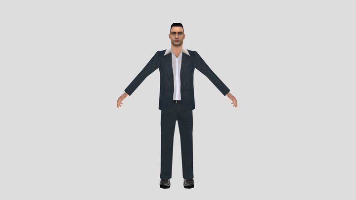 Driver 2 - Tanner (Driver: Parallel Lines Style) 3D Model