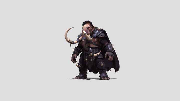 low poly mammoth 3d model free – Kostenloses 3D-Modell STL