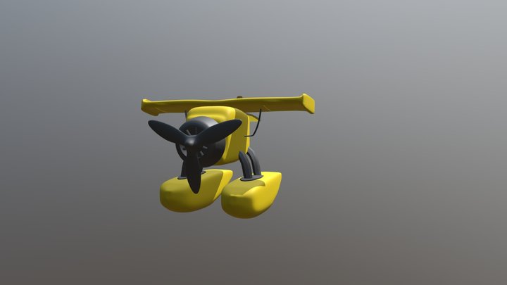 Hydroplane Toy 3D Model