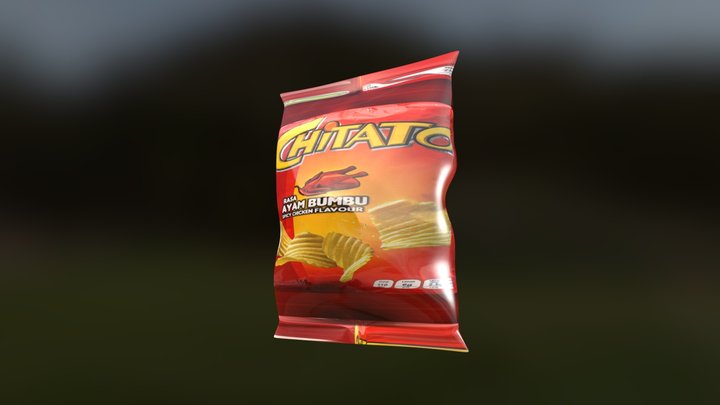 Chips Bag FBX 2 3D Model
