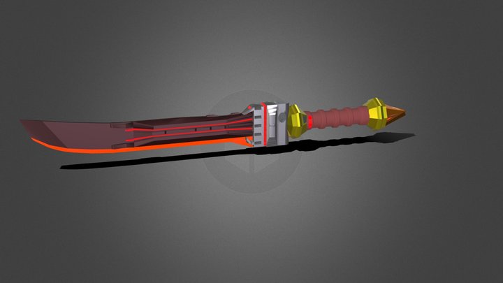 Sci-Fi Swords 3D Model
