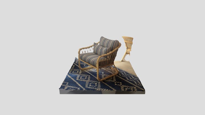 Wicker Chair 3D Model