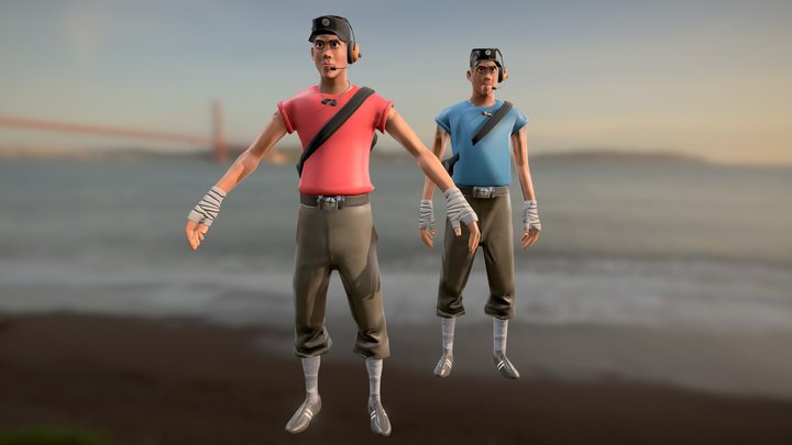 [TF2 HD] Scout Pack – Free 3D Model STL