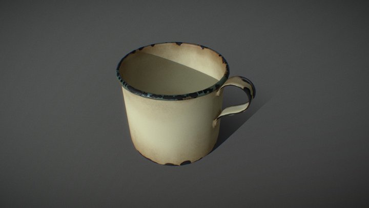 Salad Cup [CC0] 3D Model