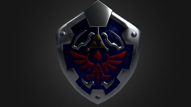 Hyrule Shield (WIP) 3D Model