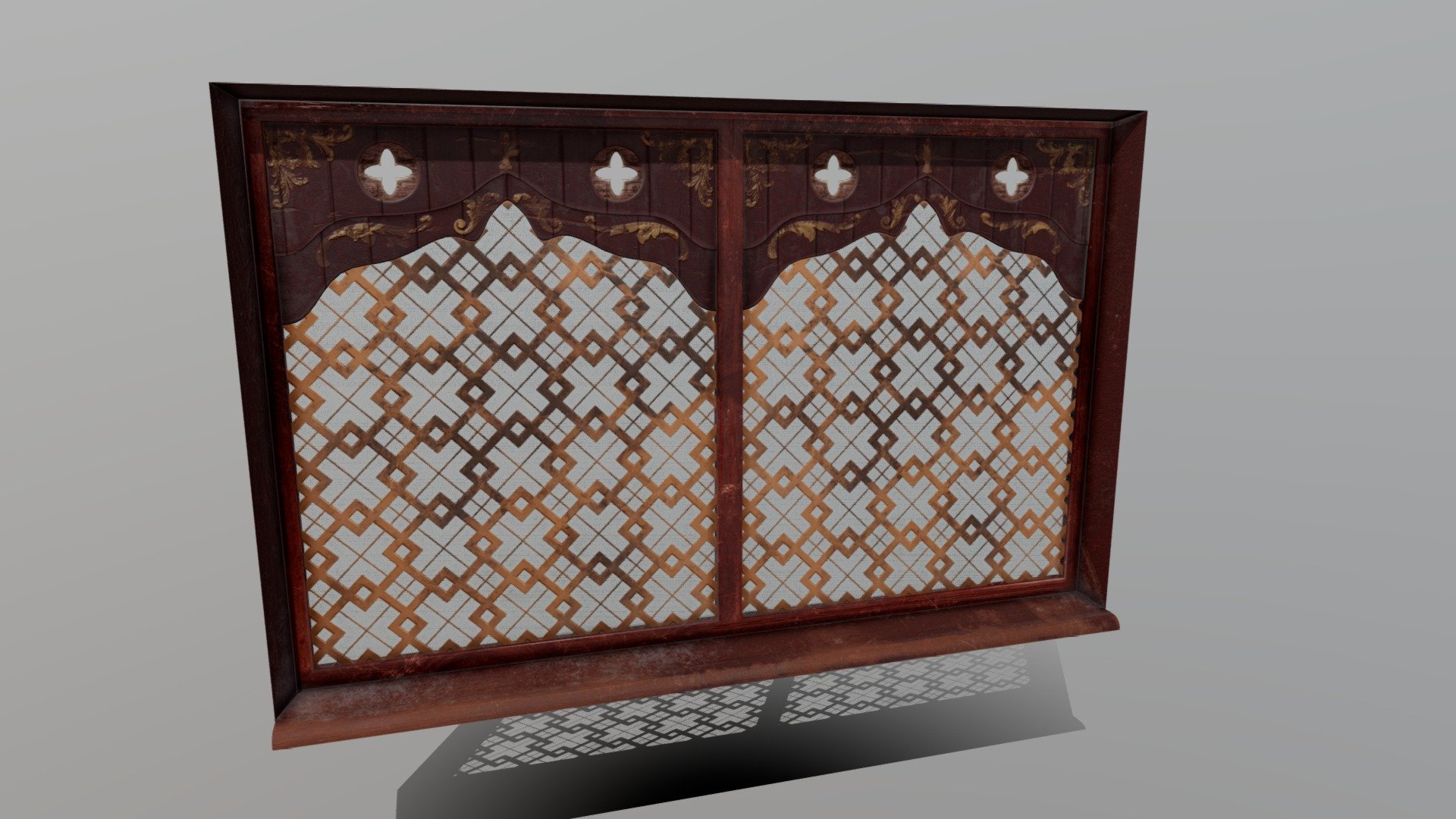 Old Wooden window from medieval ages (mid-poly!) - Download Free 3D ...
