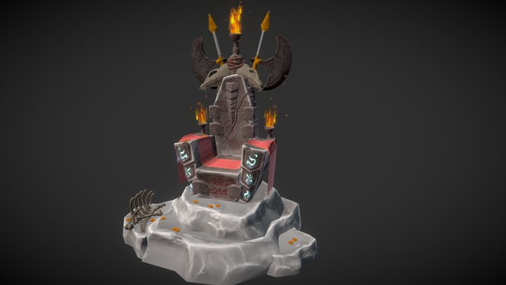 Throne 3D Model