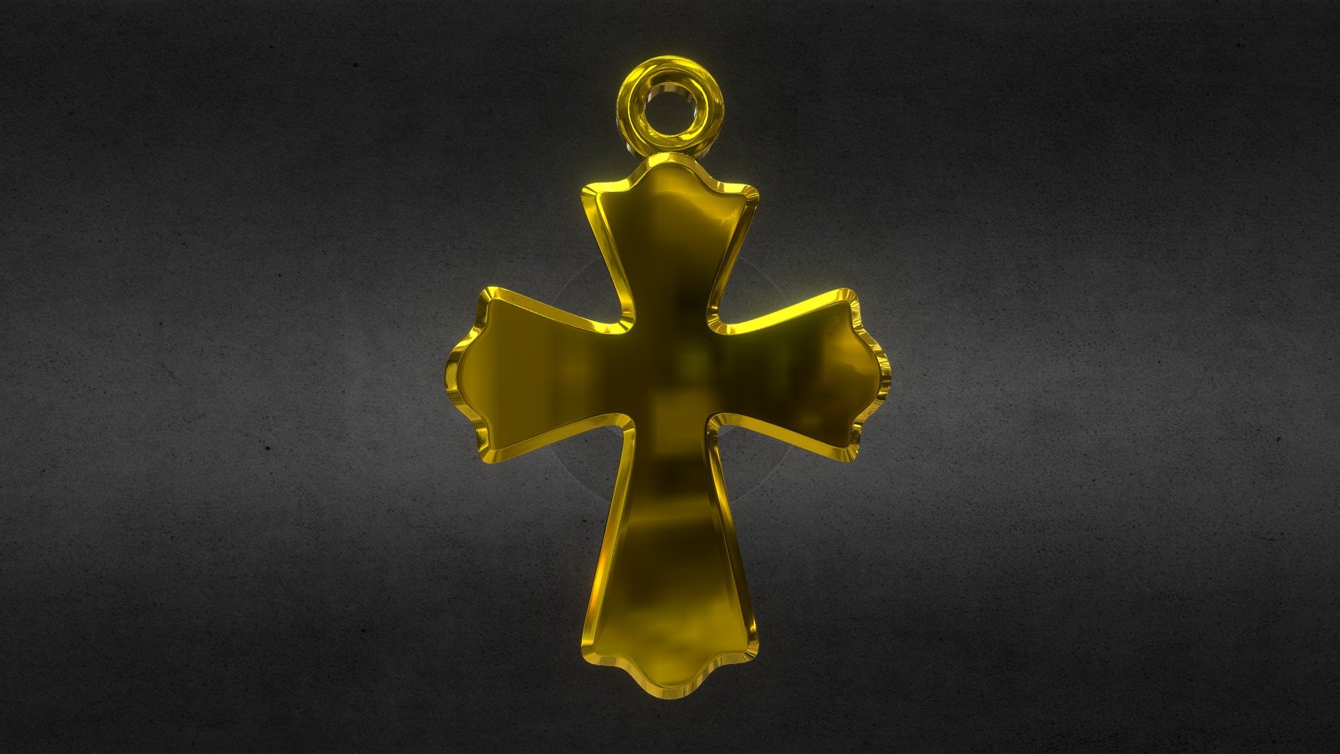 Крест 3d модель