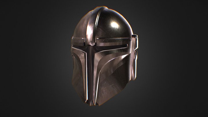 Mandalorian Helmet 3D Model