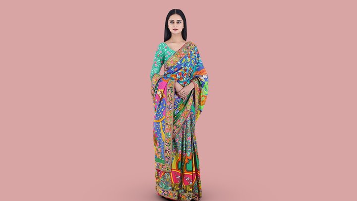 3d Human Model 6 with eastern wear 3D Model
