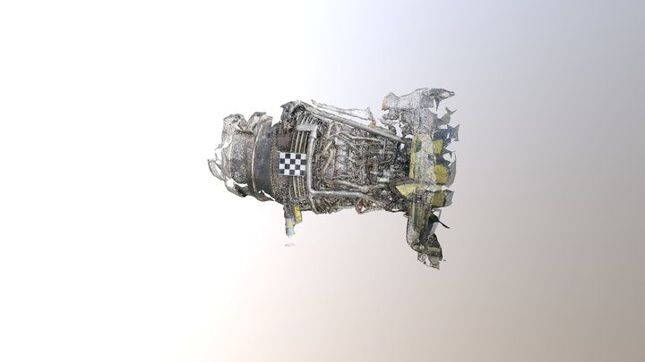 Aircraft Engine 1 Subsample 3D Model