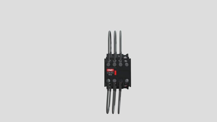 CJ19i(CJ19s) Contactor 3D Model