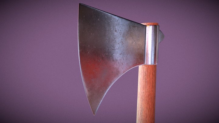 Throwing Hatchet 3D Model